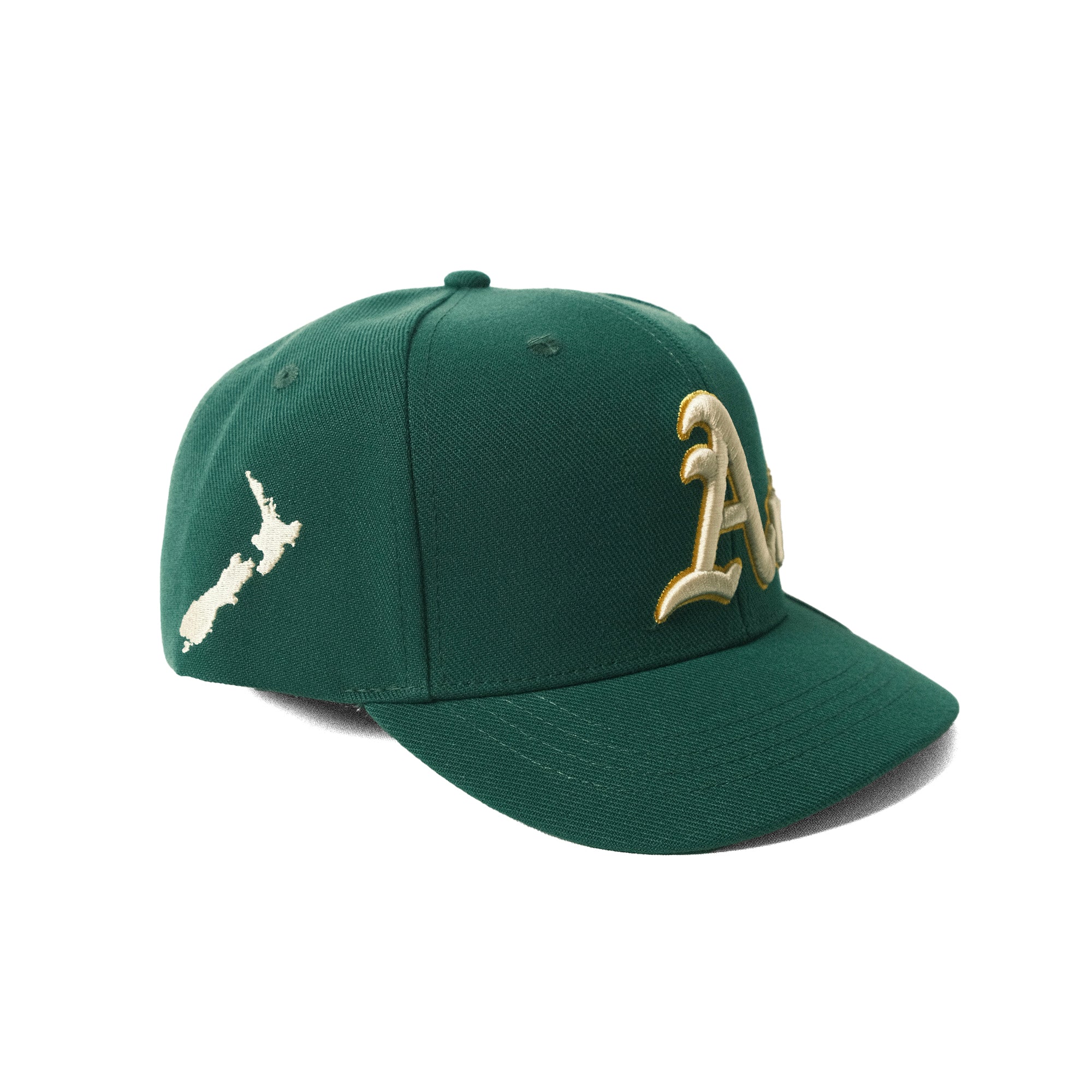 Aotearoa Away Fitted Cap - Green