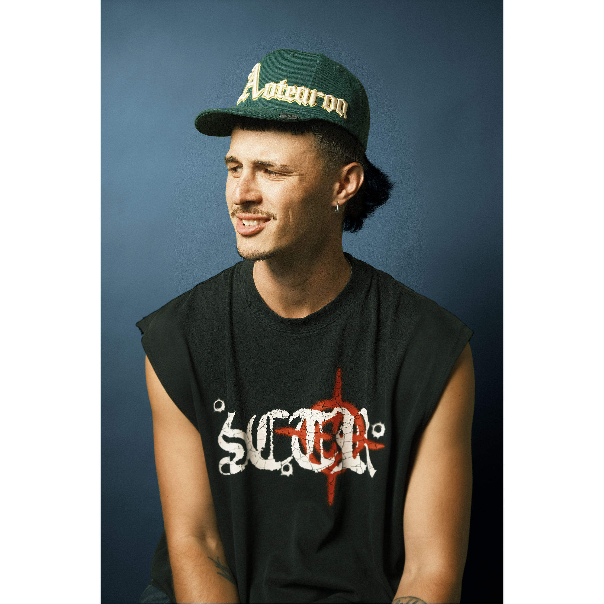 Aotearoa Away Fitted Cap - Green