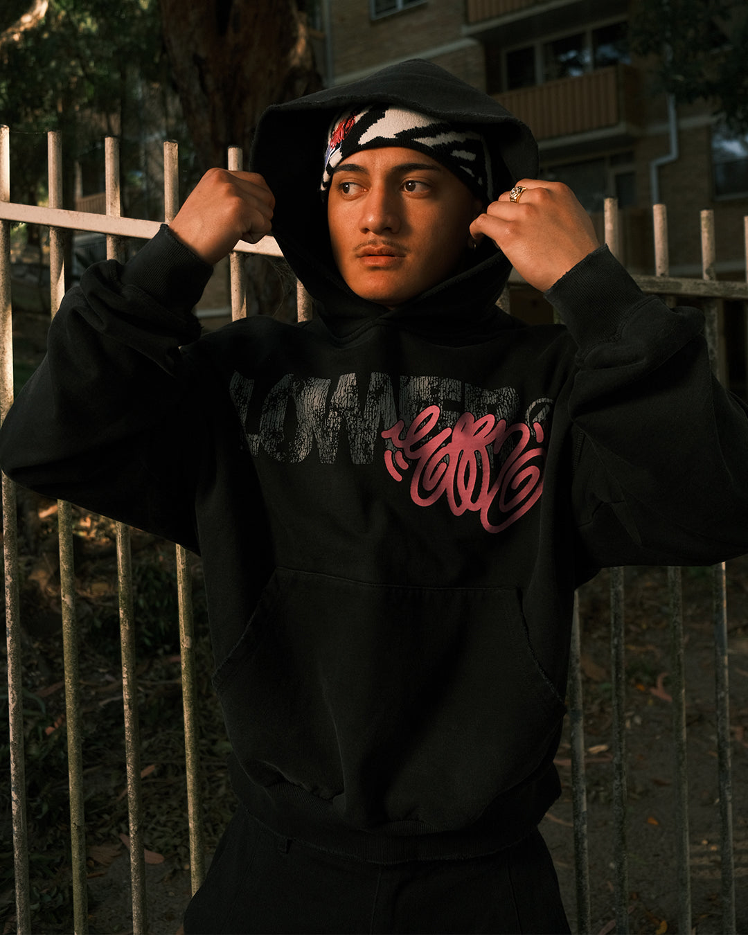 Vandal Hoodie - Vintage Black - Effn Clothing