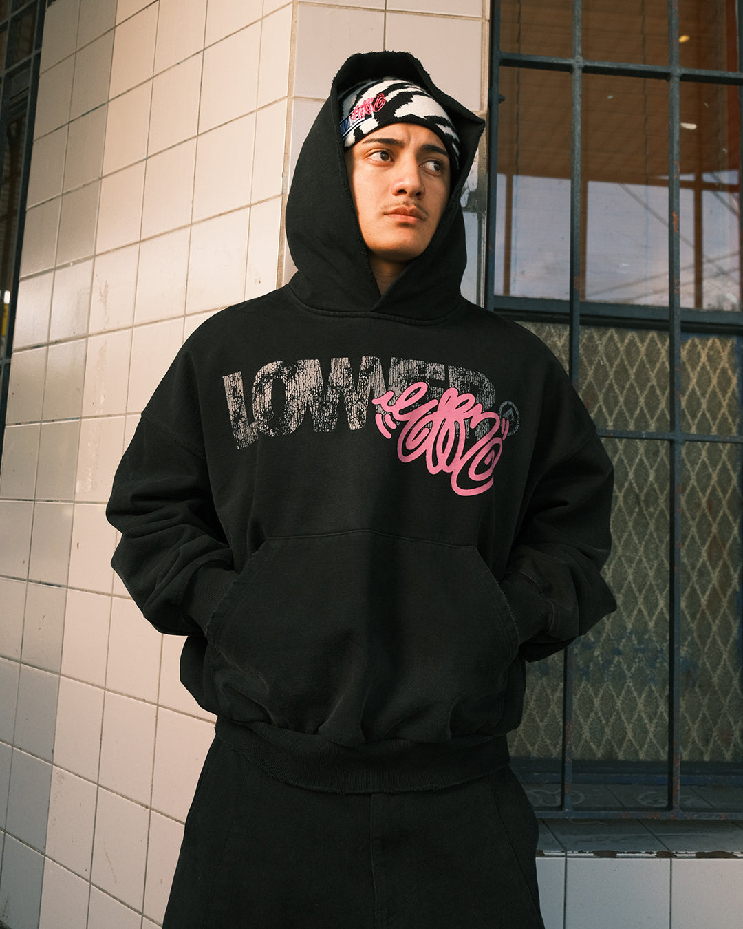 Vandal Hoodie - Vintage Black - Effn Clothing