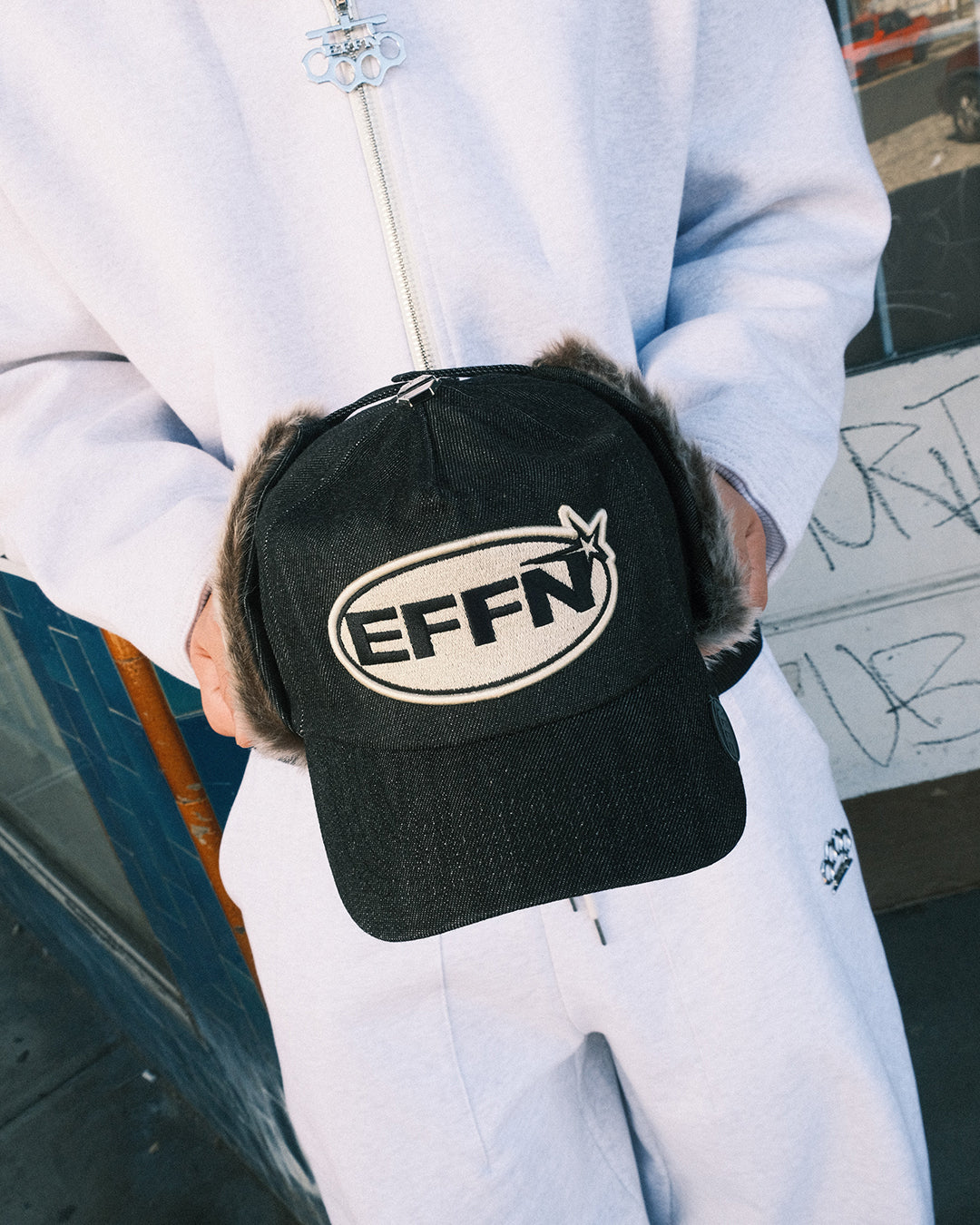 Dog Ear Cap - Denim - Effn Clothing
