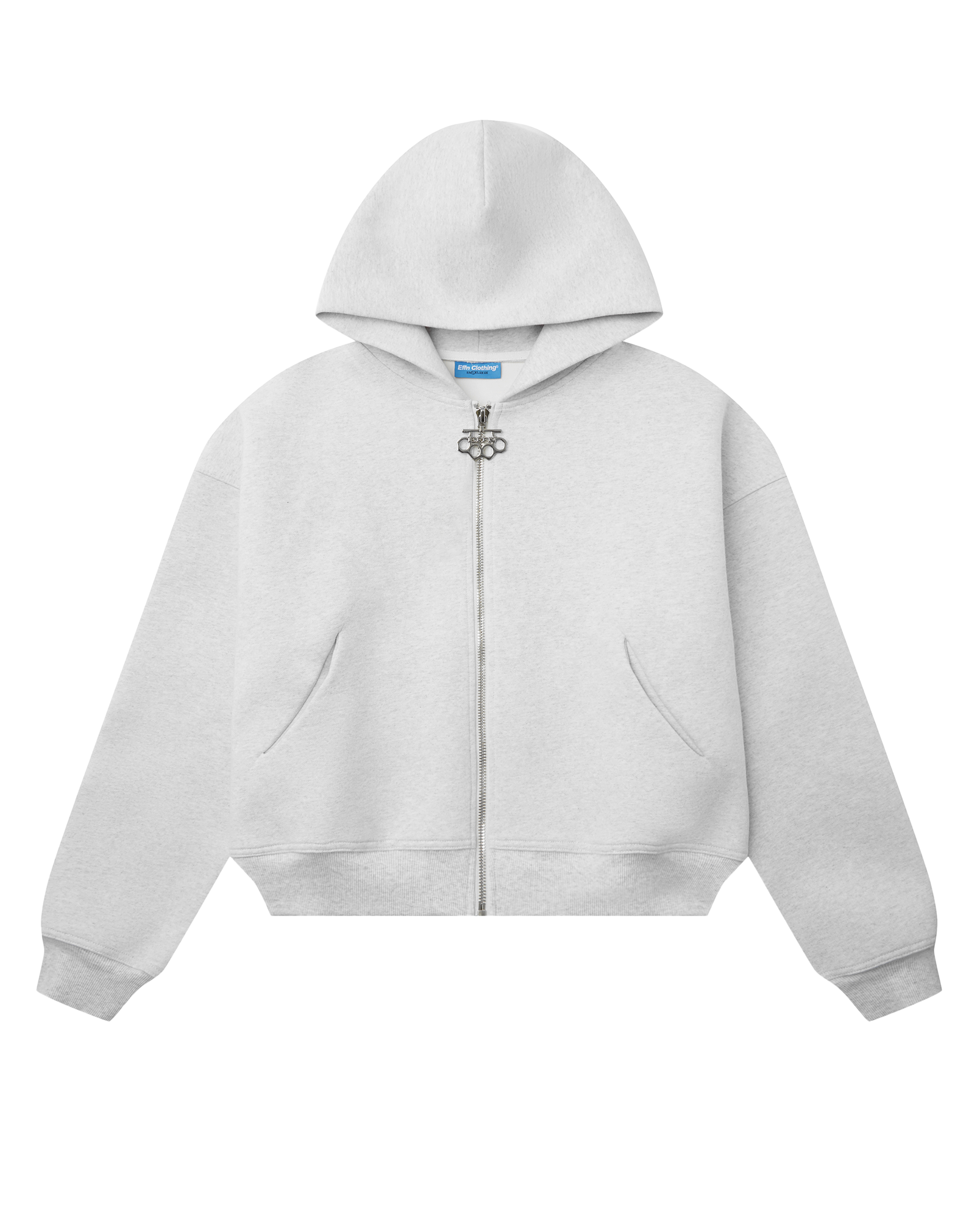 Knuckle Busta Hoodie - Grey - Effn Clothing