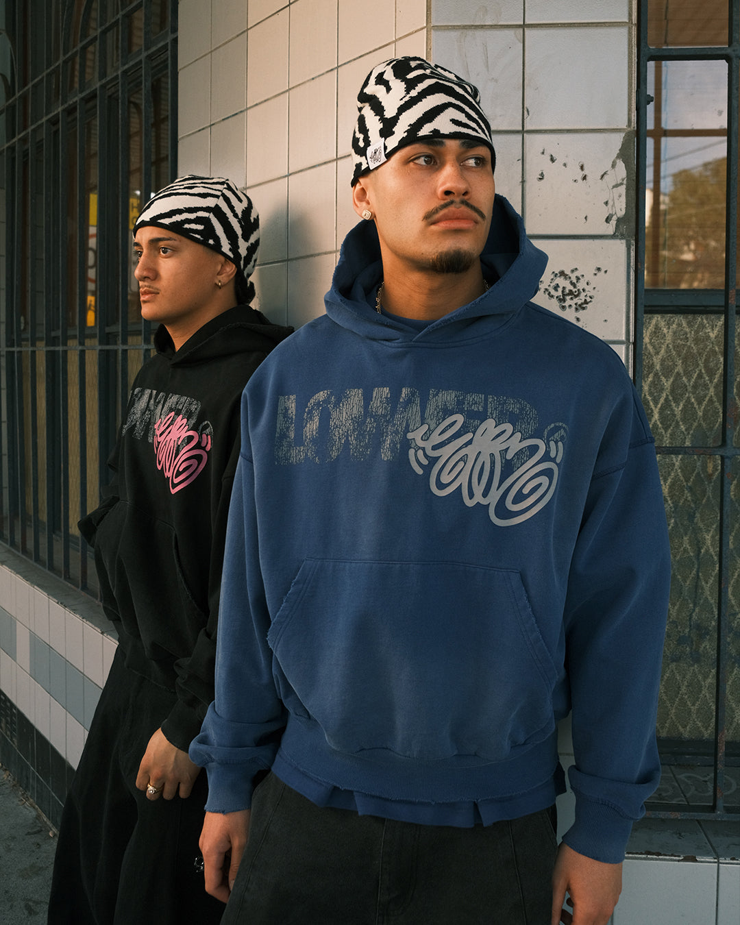 Vandal Hoodie - Vintage Blue - Effn Clothing