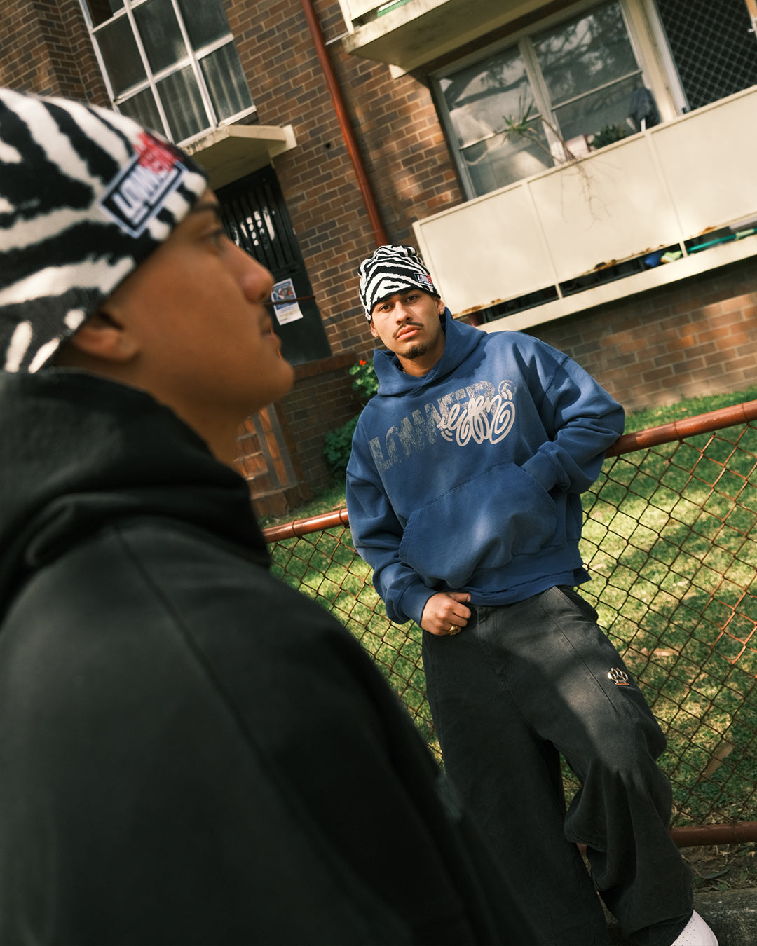 Vandal Hoodie - Vintage Blue - Effn Clothing