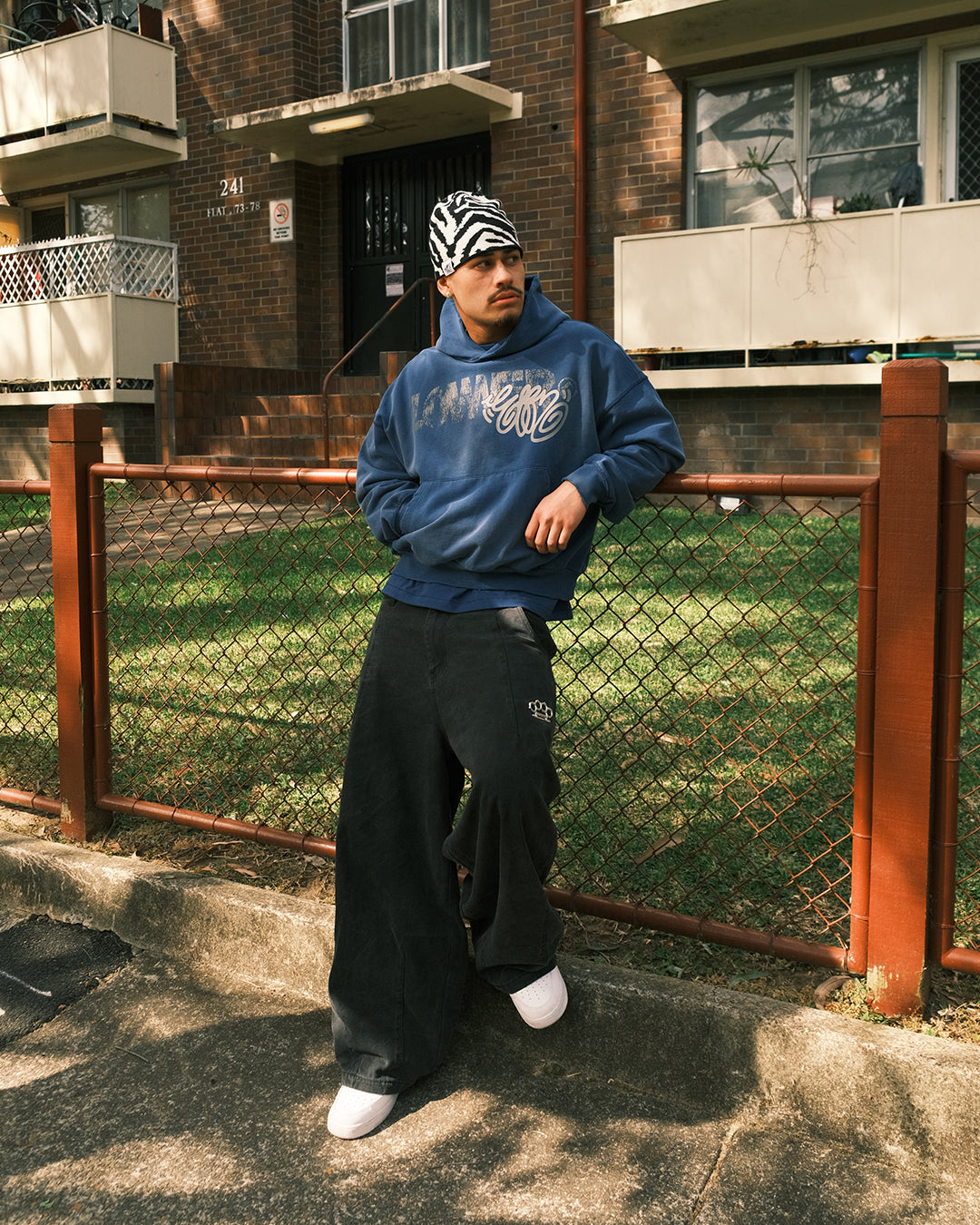 Vandal Hoodie - Vintage Blue - Effn Clothing