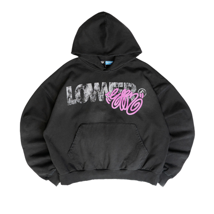 Vandal Hoodie - Vintage Black - Effn Clothing