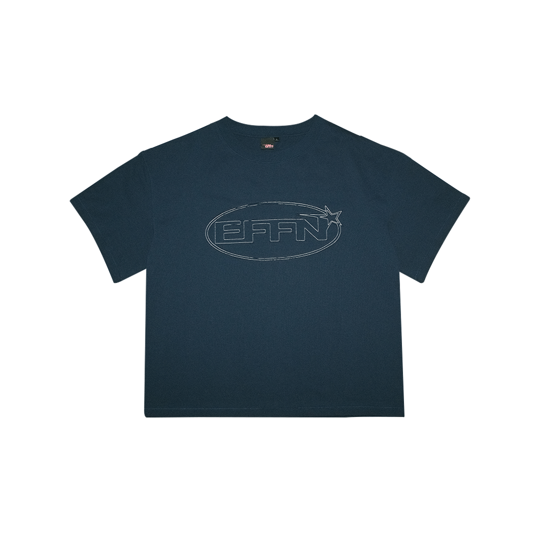 Everyday Applique Tee - Navy